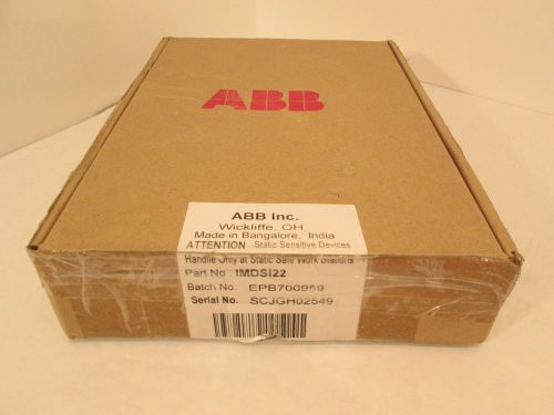Unused abb imdsi22 input module seal date 6-07-10 *nob* for sale