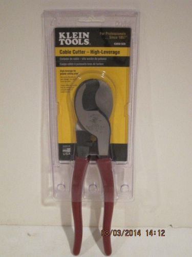 KLEIN TOOLS 63050-SEN High-Leverage Cable Cutter-FREE SHIPPING-NEW IN SEALED PAK