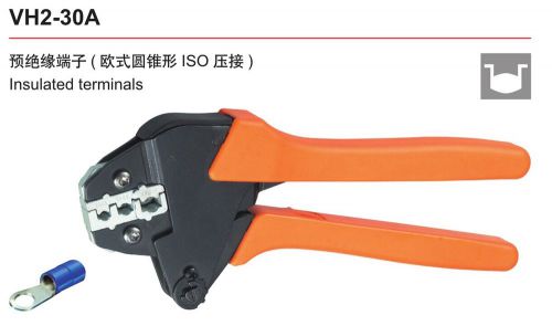 0.5-6.0mm2 AWG20-10 VH2-30A Insulated Terminals Ratchet Crimping Plier Crimper