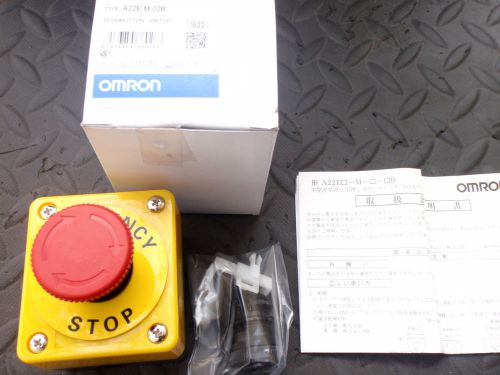 Omron A22E-M-02B Pushbutton Switch NEW