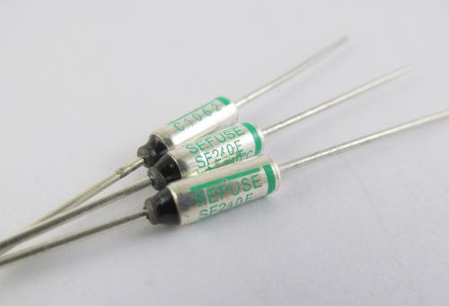 1 pcs microtemp thermal fuse 240°c 240 degree tf cutoff sf240e 10a ac 250v new for sale