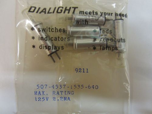 DIALIGHT CLEAR INDICATOR LIGHT 507-4537-1535-640 (5 PCS)