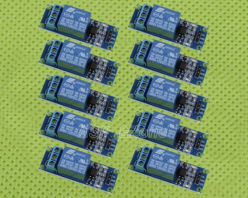 10pcs 12V 1-Channel Relay Module with Optocoupler High Level Triger for Arduino
