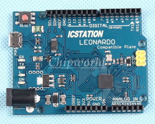 Leonardo r3 atmega32u4 board micro usb compatible arduino leonardo new for sale