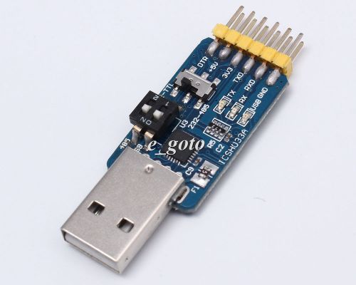 Cp2102 multifunction serial module 3.3v and 5v input icsh033a precise for sale