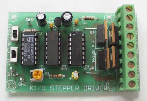 Unipolar stepper driver kit, pc or self controlled k179-: for sale