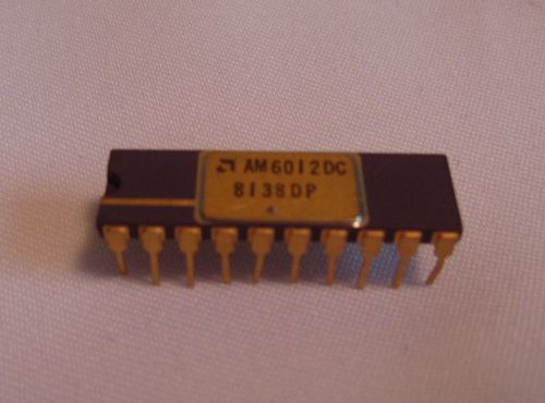 AM6012DC  8138DP 20-Pin Gold Lead Ic Processor Chip