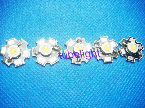 5pcs 3w high power cold white led light emitter 10000k with 20mm pcb for sale