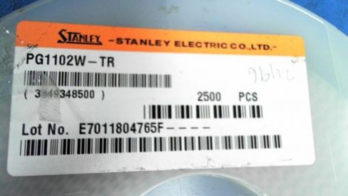 150-pcs led optoelectronic green clear 1206 stanley pg1102w-tr 1102 pg1102wtr for sale