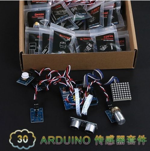 arduino sensor expansion kit 30 kinds of sensors send electronic building blocks