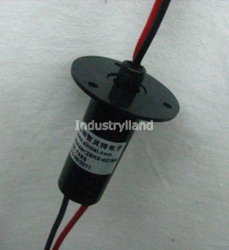 Mini Capsule Slip Ring 2 Wires 15A 250Rpm 360 Degree Rotation ZSRS-0215A GRS