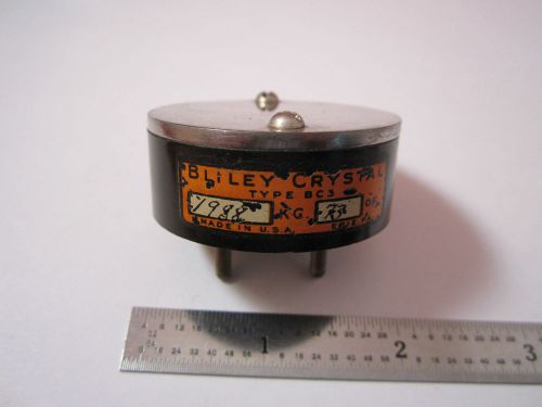Vintage wwii quartz radio crystal bliley bc3 1988 kc frequency control bin#2b i for sale