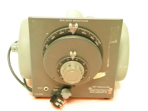 General radio company type 1218-a unit oscillator 900-2000 megacycles test equi for sale