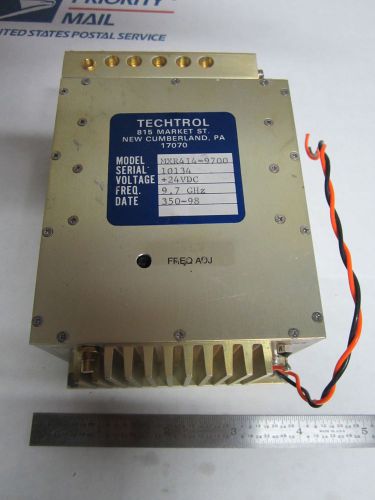 TECHTROL MICROWAVE 9.7 GHz OSCILLATOR FREQUENCY RF MADE IN USA