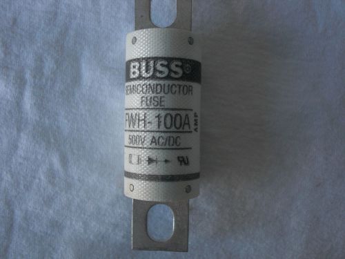 Cooper Bussmann FWH-100A 100A 500V High Speed Semiconductor Fuse NIB
