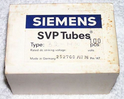 Box of 100 Siemens SVP Tubes B2 - H10 B2 - H70 Surge Arrestor