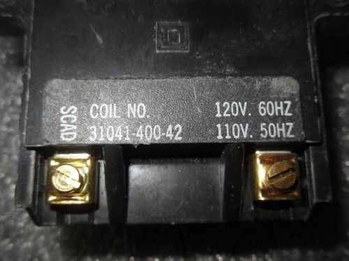 (v46-1) 1 new square d 31041-400-42 110/120v coil for sale