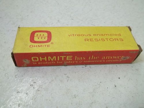 OHMITE 0401 (270-50K-40) RESISTOR 50WATTS, 250 OHMS *NEW IN A BOX*