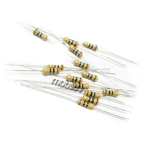 25 pcs carbon film resistors 1/4w 0.25w 0.25 watt 10rohm 10r ohms ±5% for sale