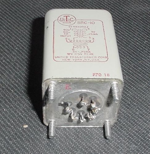 Sealed UTC/TRW Odd Transformer Model SRC-10 COIL VINTAGE 1983.