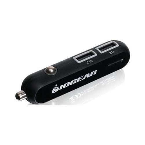 Iogear GPAC2U4 GearPower Dual USB 4.2A Car Charger,20W Output Power,12V DC Input