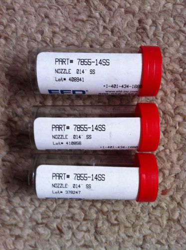 New - EFD Round Aircap 7855-14SS - Lot of 3