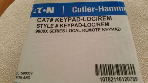 Cutler-hammer keypad-loc/rem keypad 9000x series- $275 value- new factory! for sale