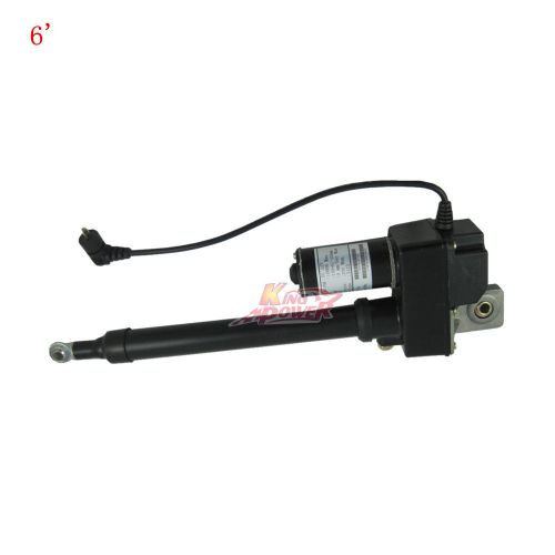 6&#034; linear actuator 225lb adjustable stroke 12-volt dc without mounting brackets for sale