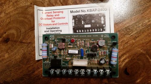 Kb electronics kbap-240d relay and overload protector for sale