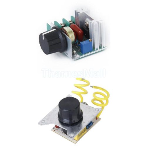 2pcs AC220V 2000W Voltage Regulator Dimming Dimmer Speed Temperature Controller