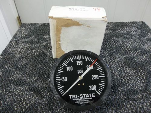 Tri-state meter gauge gage dial pressure indicator 0-300 psi aircraft military for sale