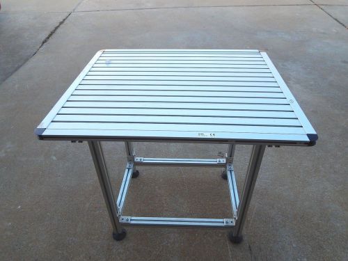 Smc aluminum slot table 30&#034; x 35 1/2&#034; x 33 1/2&#034; for sale