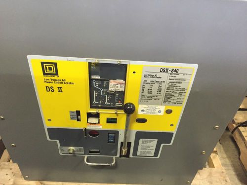 Square d dsii - 840  ds2840  dsii 840  digitrip rms 510 s55lsg circuit breaker for sale