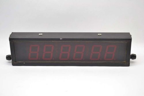 Electronic displays ed226-102-6d-n12 6 digit up 120v-ac timer display b462787 for sale