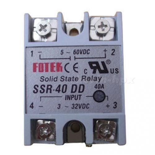 New Solid State Relay SSR-40 DD DC-DC 40A 3-32VDC Input 5-60VDC Output EVHN