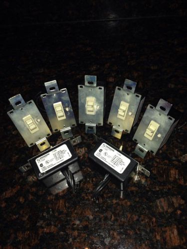 Paragon ET2000F Timer Switch Ivory With Flicker. Lot Of 7 Switches.