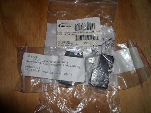 NORDSON 411671 MICRO SWITCH (NEW IN PACKAGE) LOT OF 2