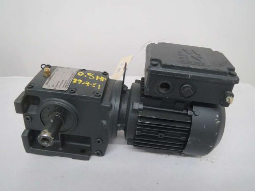 Sew eurodrive s42 29.70:1 1/2hp 330/575v-ac 1700/57rpm 3ph gear motor b369885 for sale