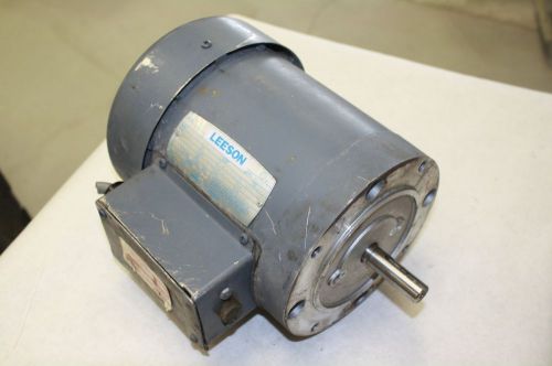 LEESON 3 PHASE ELECTRIC MOTOR 1/2 HP 208-230/460 VOLT - M6T17FC144B