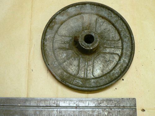 Central die casting pulley 3/4&#034; thick 1/2&#034; diameter bore hole 5&#034; wide 500a - 5&#034;a for sale