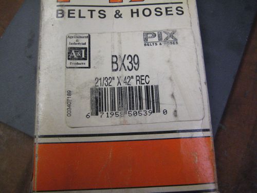 Pix Belt &amp; hoses BX39 21/32&#034; X 42&#034; REC