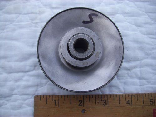 3 1/4&#034; diameter steel 2 piece adjustable pulley 1/2&#034; to @  1/2&#034; bore set screw for sale