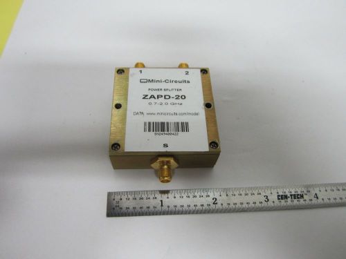 MINI CIRCUITS SPLITTER ZAPD-20 GHz RF MICROWAVE FREQUENCY AS IS BIN#G5-06