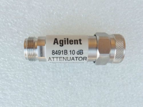 AGILENT HP 8491B COAXIAL FIXED ATTENUATOR 10DB DC TO 18 GHz TYPE N MALE FEMALE