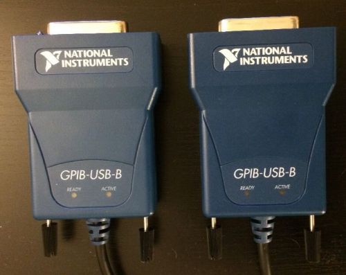 National Instruments GPIB-USB-B Tektronix bundled with 3 BNC cables