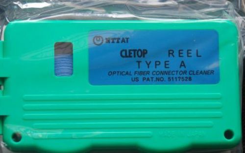 NEW - NTT AT CLETOP Reel Type - A, Optical Fiber Connector Cleaner -