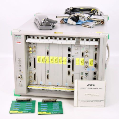 Anritsu md8480b w-cdma signaling tester (standard module cards &amp; isdn) for sale