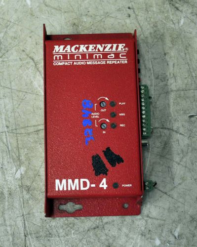 Mackenzie Labs MMD-4 MMD4 COMPACT AUDIO MESSAGE REPEATER 8kHz bandwidth
