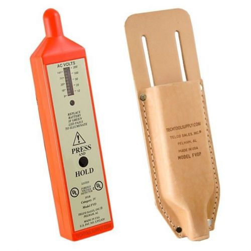 Telco Sales Foreign Voltage Detector W/Leather Pouch