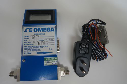 Omega stainless steel mass flowmeter fma2712 for sale